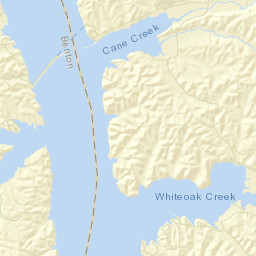 Bass Bay Tennessee Street Map