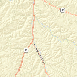 Pollard Tennessee Street Map