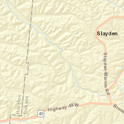 Stony Point Tennessee Street Map