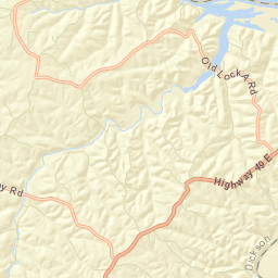 Rock Springs Tennessee Street Map