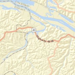 Greenbrier Tennessee Street Map