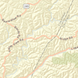 1901-1963 Bearwallow Road, Ashland City Street Map