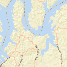 Nonaville Tennessee Street Map
