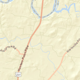 Hunters Point Tennessee Street Map