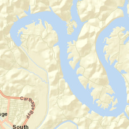 McClures Bend Tennessee Street Map
