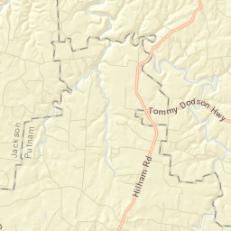 Waterloo Tennessee Street Map