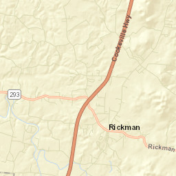 Sulphur Tennessee Street Map