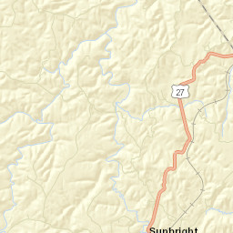Huffman Tennessee Street Map