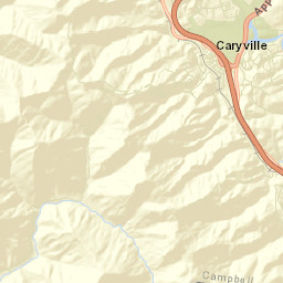 Red Ash Tennessee Street Map