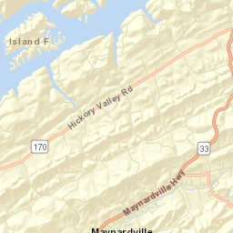 Rose Hill Tennessee Street Map