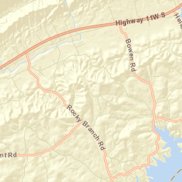 Bowen Tennessee Street Map