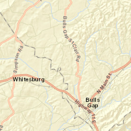 Whitesburg Tennessee Street Map