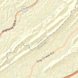 White Horn Tennessee Street Map