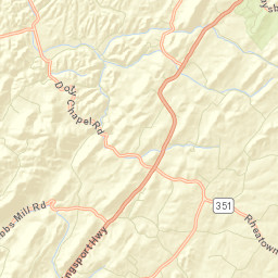 Walkertown Tennessee Street Map