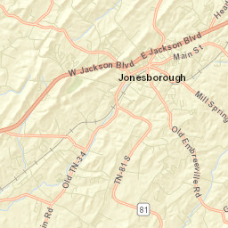 Stewart Hill Tennessee Street Map