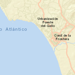 Conil de la Frontera Street Map