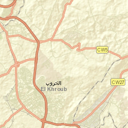 El Khroub Street Map