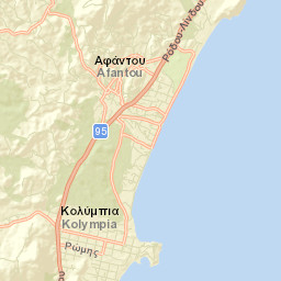 Afántou Street Map