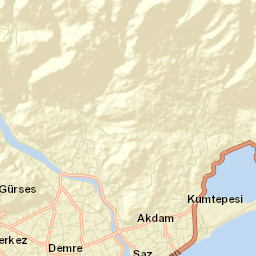 Demre Street Map