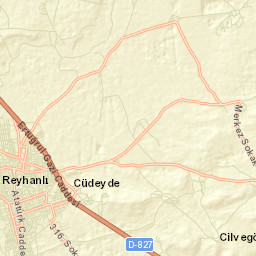 Reyhanlı Street Map