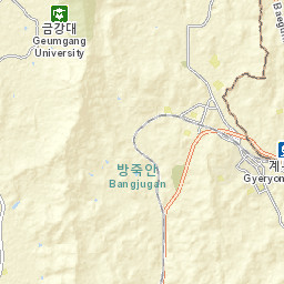 Gyeryong-si Street Map