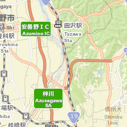 Toyoshina Street Map