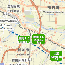 Fujioka Street Map