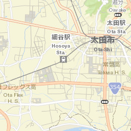 Ōta Street Map