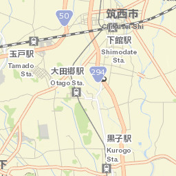 Chikusei-shi Street Map