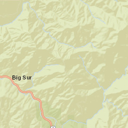 Big Sur California Street Map