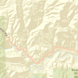 Sycamore Flat California Street Map