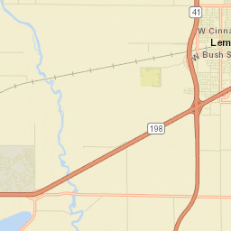 Rossi California Street Map