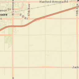 18000-18240 Jackson Ave Lemoore Street Map