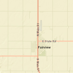 801-899 South 13th Avenue Fairview OK Street Map