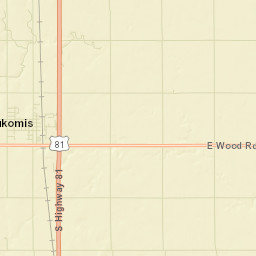 3304 E Wood Rd Waukomis OK Street Map