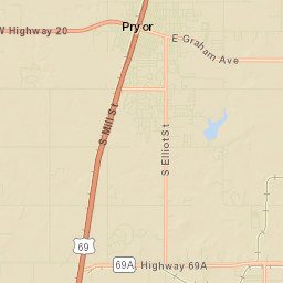Pryor Street Map