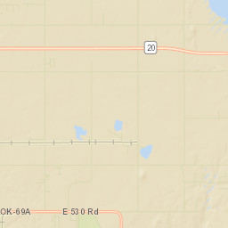 Mayes County Street Map