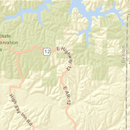 11036 High Sky Inn Road, Hindsville, AR Street Map