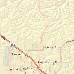 Airport Rd Harrison Arkansas Street Map