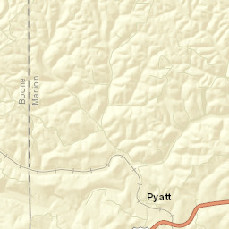 Pyatt Arkansas Street Map