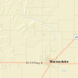 Marmaduke Arkansas Street Map