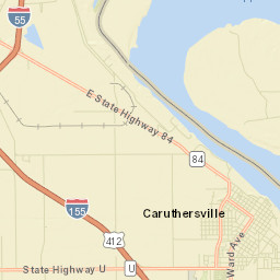 Hathaway Tennessee Street Map