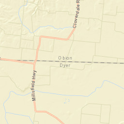Lane Tennessee Street Map