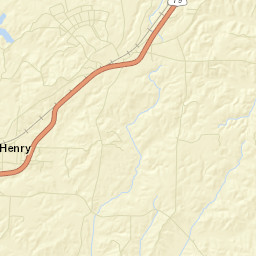 Routon Tennessee Street Map