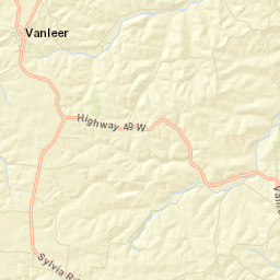 Vanleer Tennessee Street Map