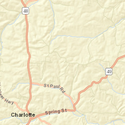 Sweet Home Tennessee Street Map