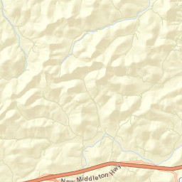 Old Middleton Tennessee Street Map