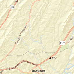 Taylor Acres Tennessee Street Map