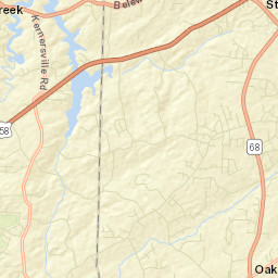 Oak Ridge Street Map