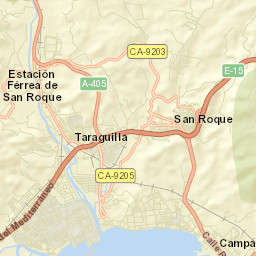 San Roque Street Map